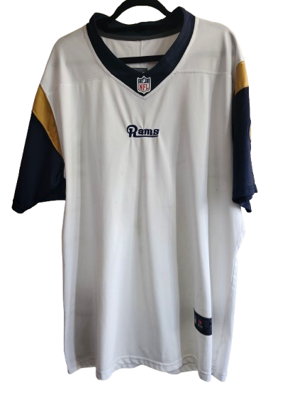 NFL Rams White Jersey M