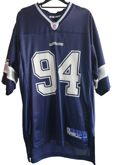 NFL Dallas Cowboys #94 Ware Navy Blue Jersey M