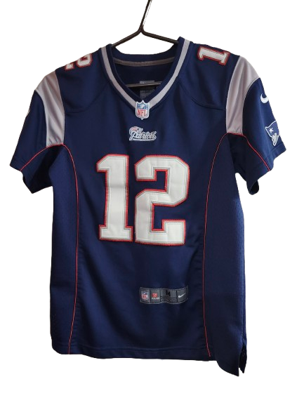 #12 Brady Patriots Jersey Youth M