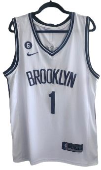 Mikal Bridges #1 Brooklyn Nets Nike Swingman Jersey Large – White NBA
