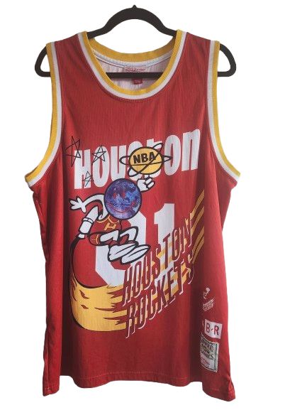 Houston Rockets Jersey XL Graphic “Jack” #01 Red Streetwear NBA