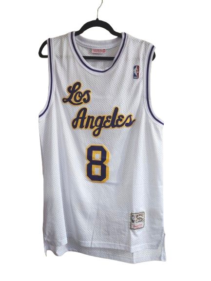 Kobe Bryant #8 Lakers Jersey 3XL Mitchell &amp; Ness White RARE