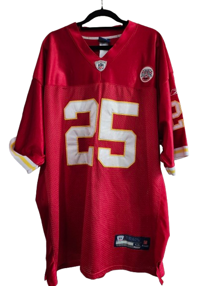 NFL #25 Charles Kansas City Chiefs Red Jersey 2XL