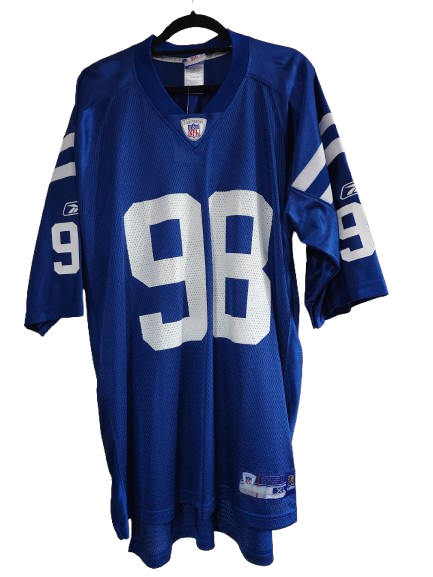 NFL $98 Mathis Blue Jersey XL