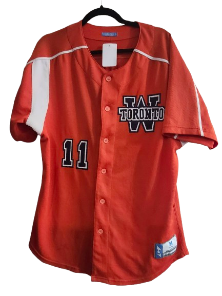 #11 Swift Toronto Button-up Orange Jersey M