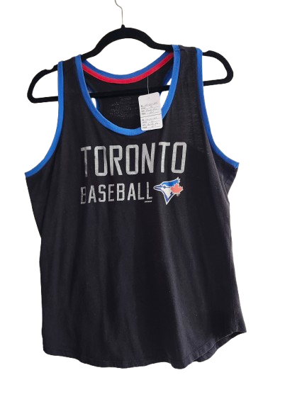 Toronto Blue Jays Muscle Shirt Black Youth XL