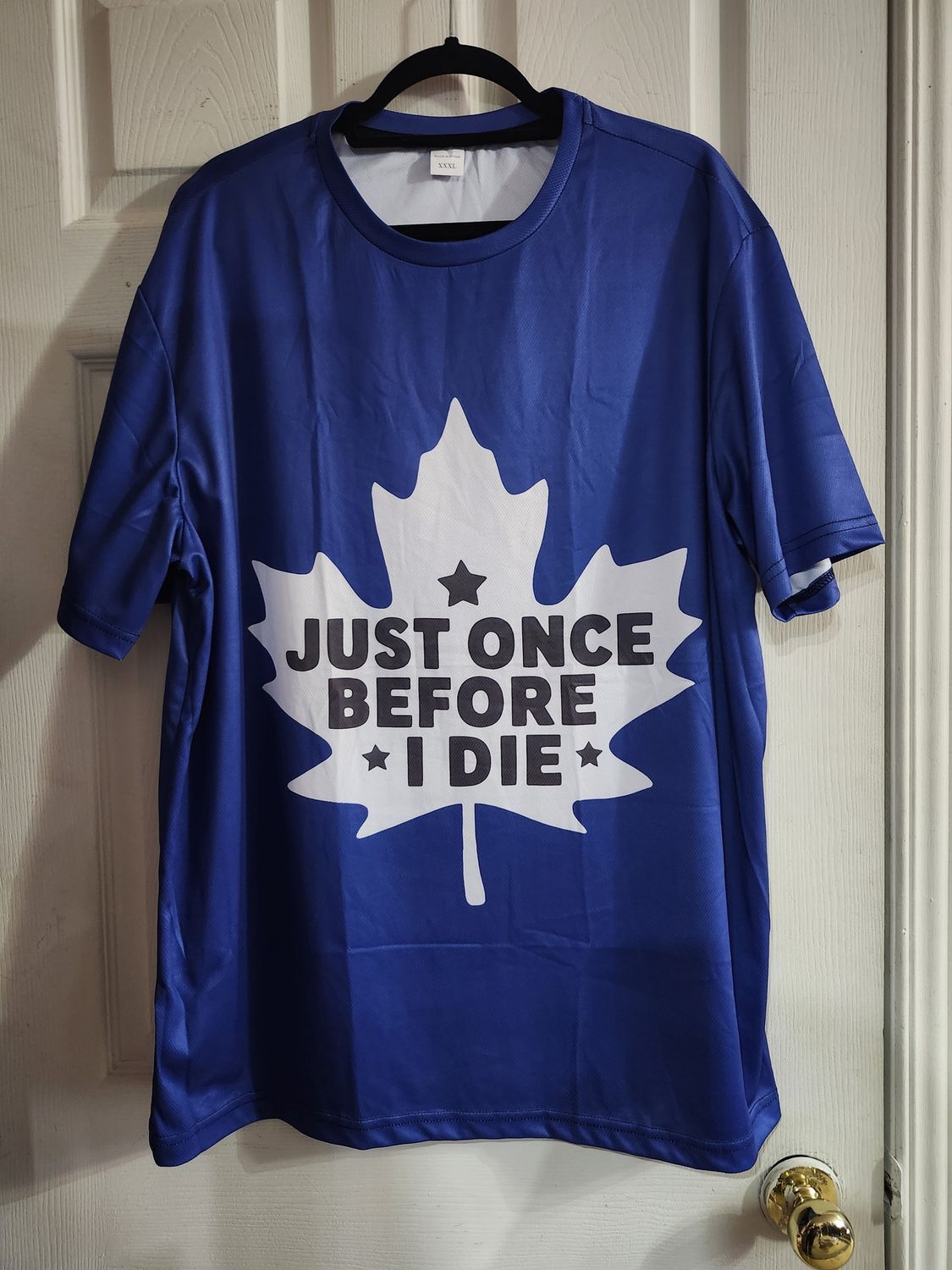 NHL Toronto Maple Leaf's Short Sleeve Top - Blue (Size 3XL)