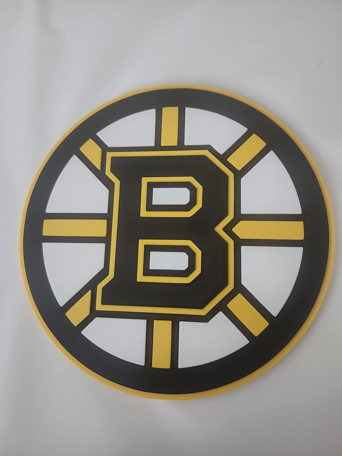 Boston Bruins 9" Flat Wall Hockey Plaque