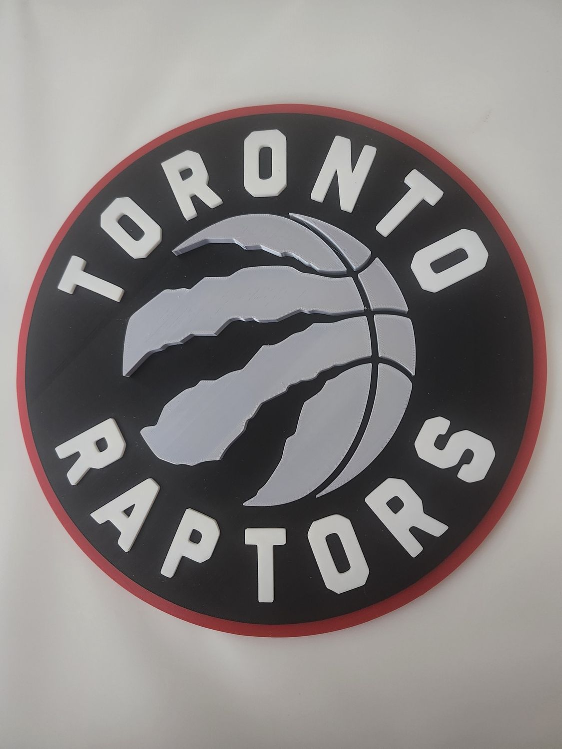 Toronto Raptors 9" Basketball Flat Wall Plaque