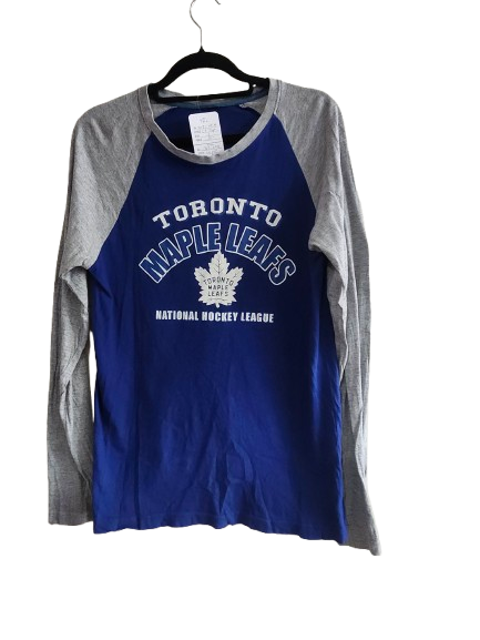 TML Long Sleeve Top Blue/Grey Small