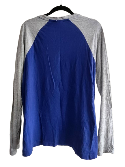 TML Long Sleeve Top Blue/Grey Small