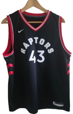 Pascal Siakam #43 Toronto Raptors Nike Jersey – Black Statement Edition – Size XL Youth