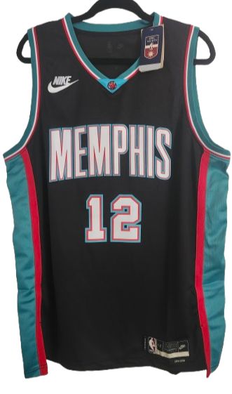 NBA Memphis #12 Morant Black Classic Edition Jersey XL