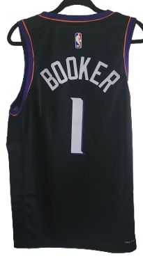 NBA Phoenix #1 BookerStatement Edition Black Jersey Medium NEW