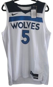 NBA Wolves #5 Edwards Associate Edition White Jersey XL NEW