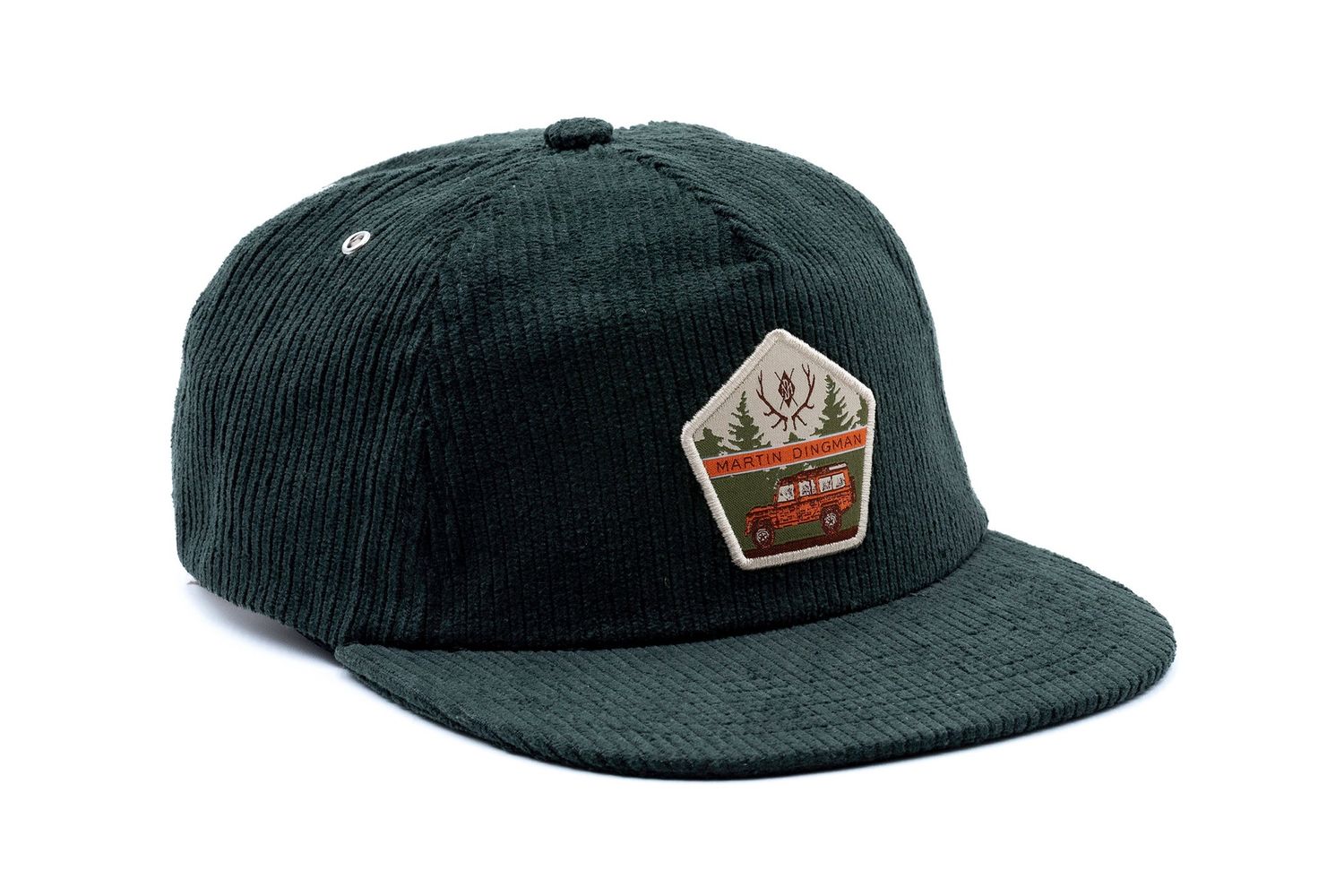 COUNTRY CORDUROY CAP-Hunter Green-OS