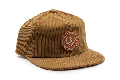 COUNTRY CORDUROY CAP-TOBACCO-OS