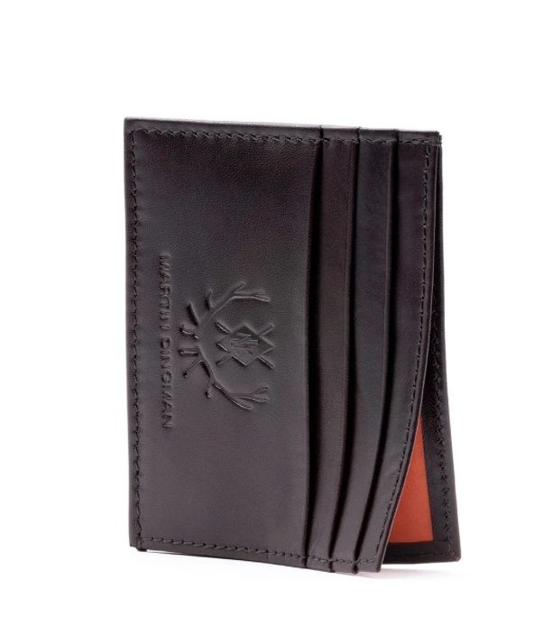 EDWARD EXEC ID CARD CASE-CHOCOLATE-OS