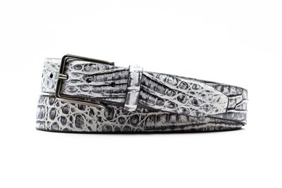 ONE BY ONE CAIMAN CROCODILE-PEWTER-44