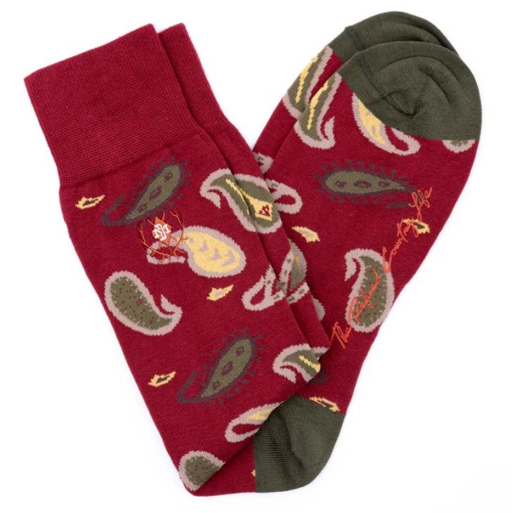 PAISLEY PERUVIAN PIMA-Ruby-OS