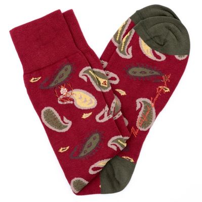 PAISLEY PERUVIAN PIMA-Ruby-OS