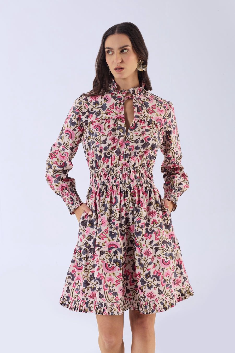 ALICE - 1170, Color: LAST BLOOMS PINK, Size: XS