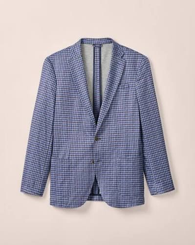 THAYER TOP SHELF HOUNDSTOOTH KNIT SPORT COAT