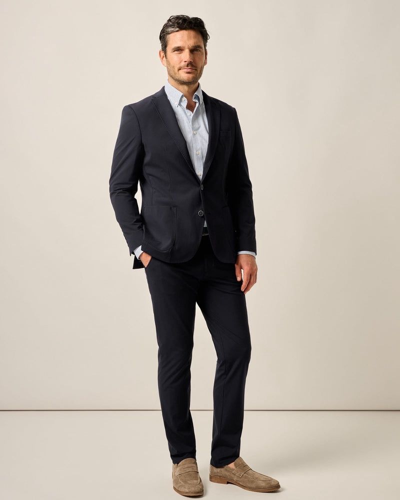 HOFFMAN TOP SHELF STRETCH KNIT PERFORMANCE BLAZER, Color: NAVY, Size: 38_R