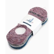 NO SHOW SOCKS - 3 PACK, Color: MULTI, Size: ANS_NS