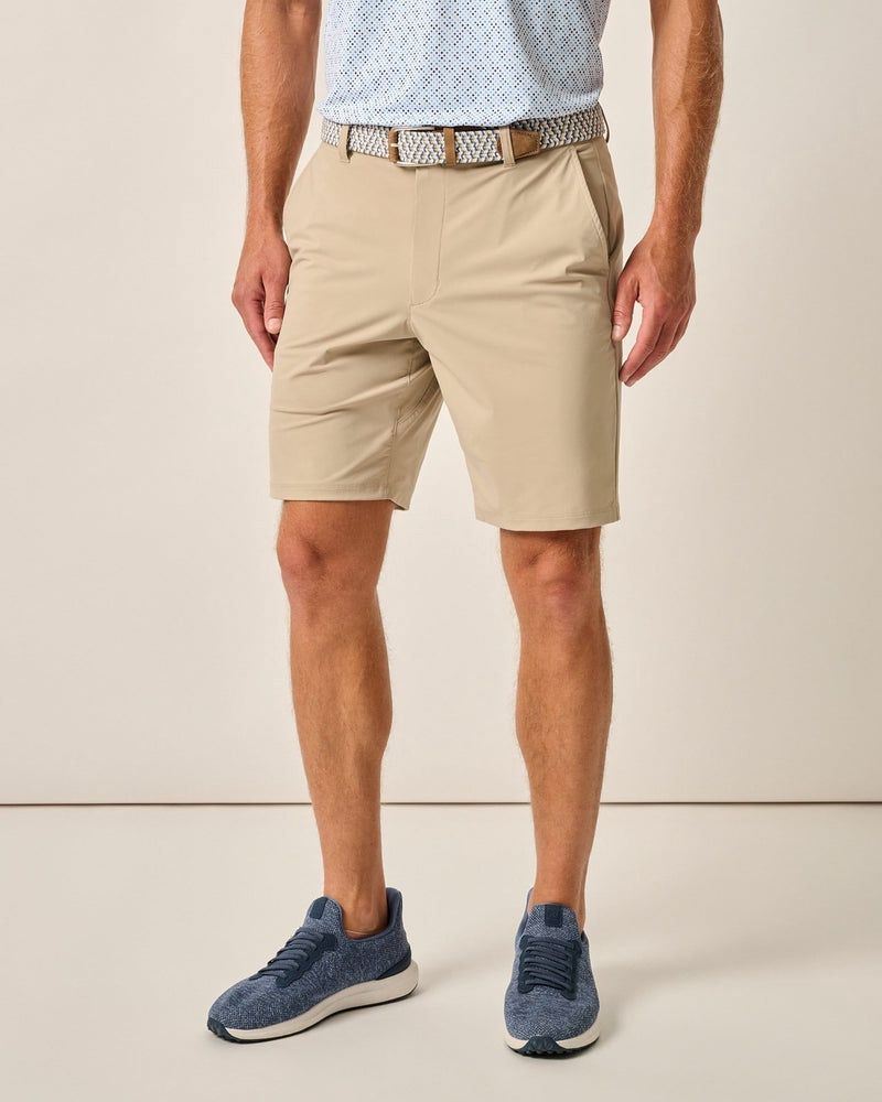 FUSIONN 7''  KNIT PULL-ON PERFORMANCE SHORT, Color: KHAKI, Size: 30_7