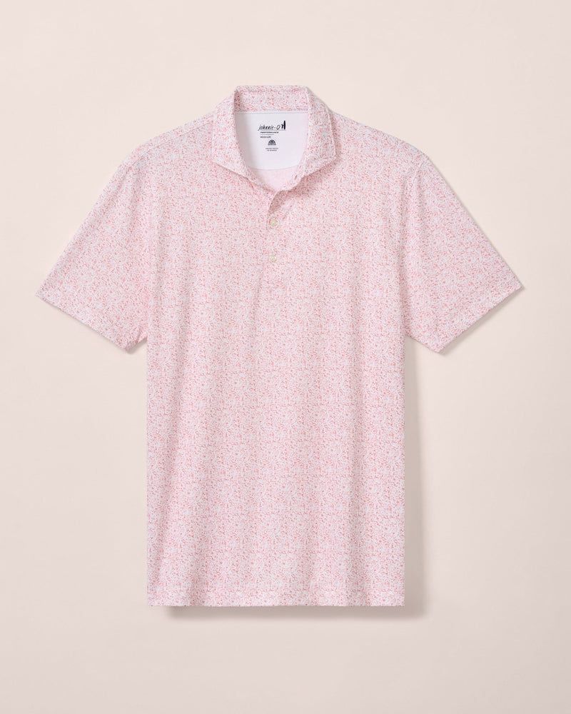 BOGGINGS PERFORMANCE JERSEY POLO, Color: LOBSTER, Size: M