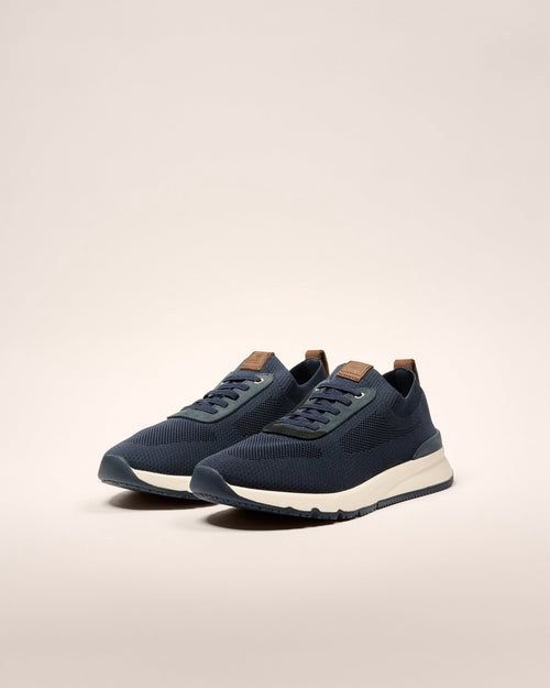 KNIT  RUNNER, Color: NAVY, Size: 9