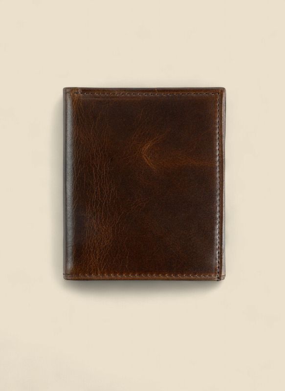 Wallet Slanted Pocket | Brompton Brown