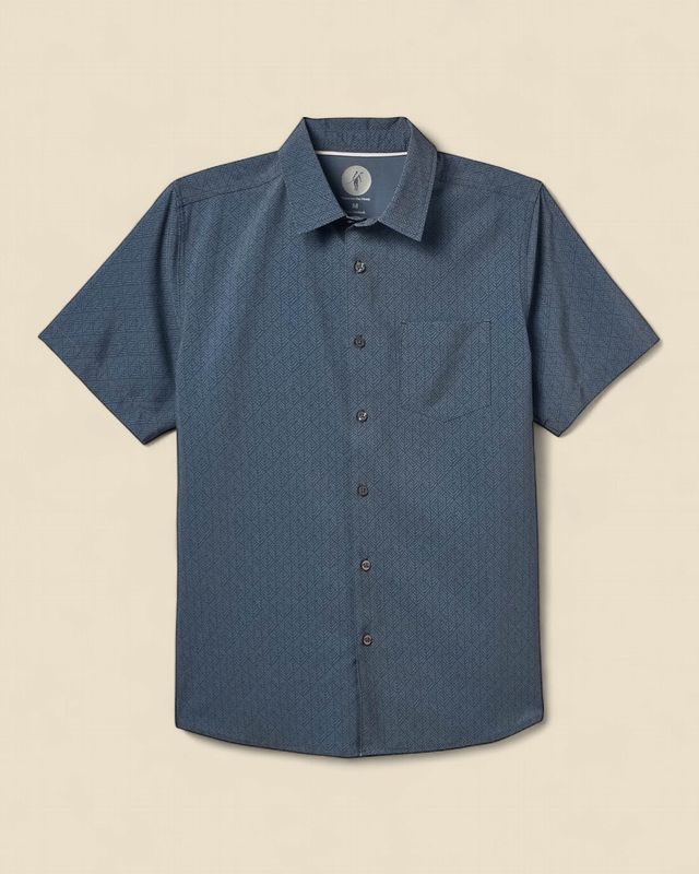 Golden State Stretch Woven Smoke Micro Geo