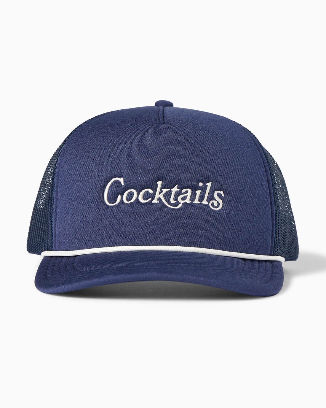 Cocktails Foam Trucker Hat, Color: Navy