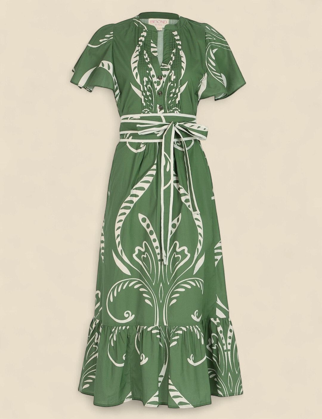 Leni Dress | Fountain Green