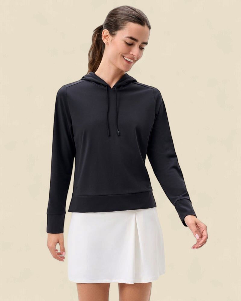 NALLA PERFORMANCE HOODIE, Color: BLACK, Size: XS