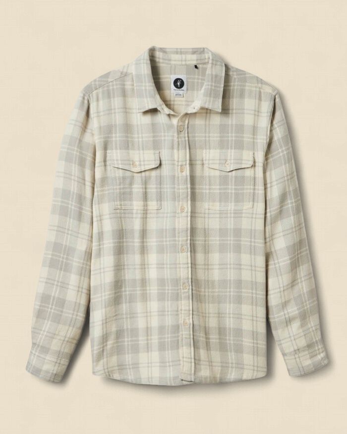 Oakmont Flannel Vintage White