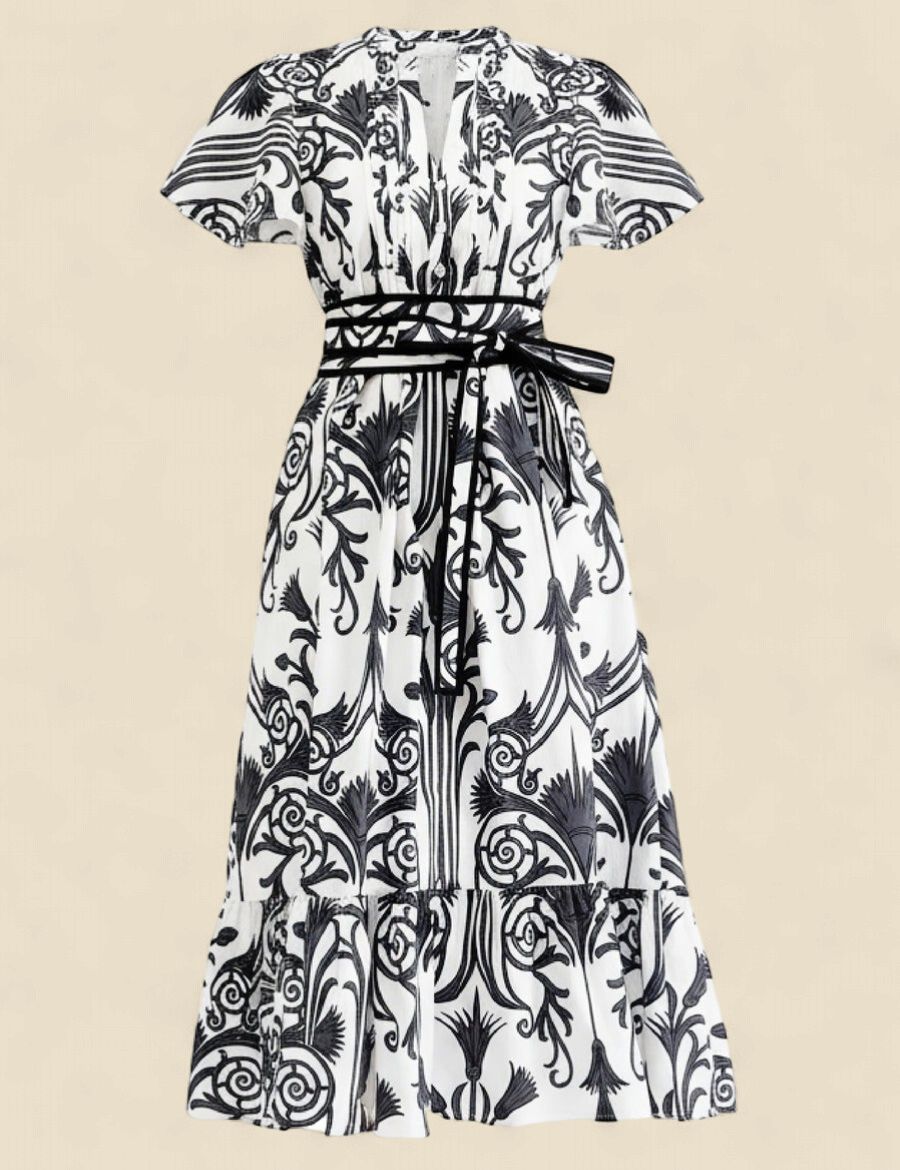 Leni Dress | Iron Veil Charcoal