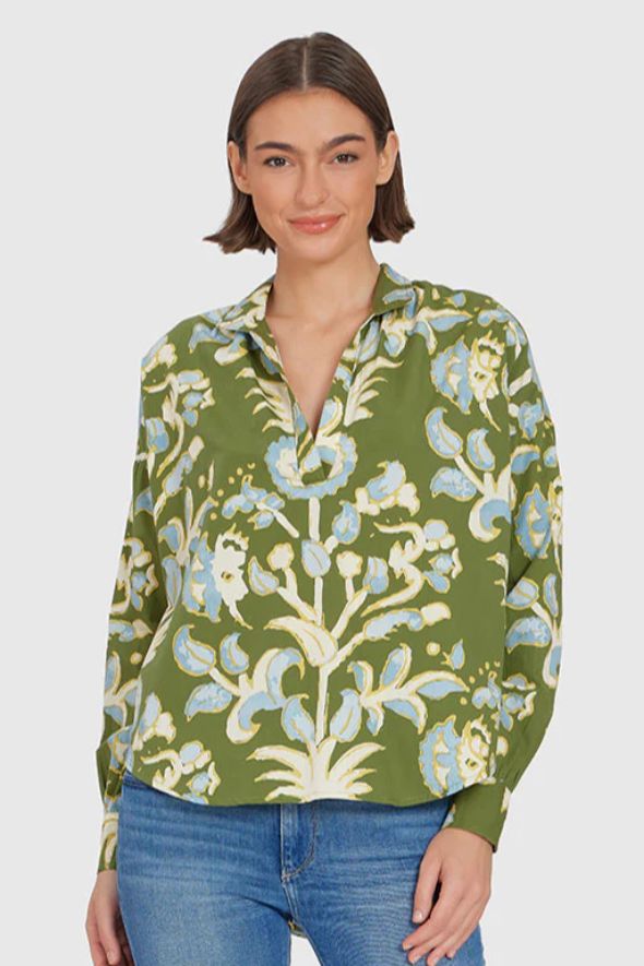 JANE TOP - 15052273975456, Color: OASIS GROVE, Size: XS