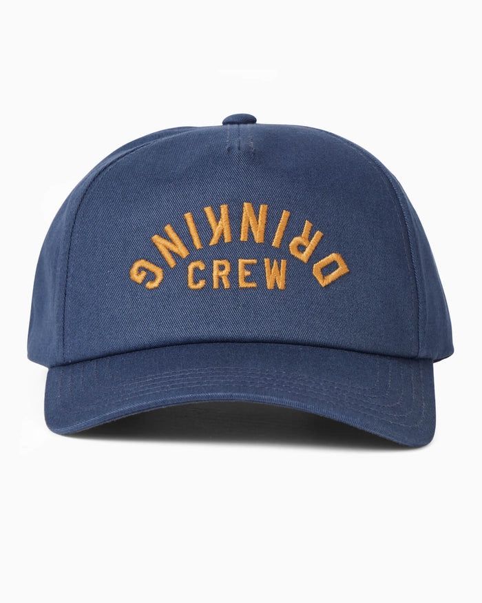 Drinking Crew | 5 Panel Twill Hat, Color: Navy, Size: OS