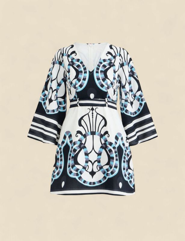 Kennedy Dress | Harbor Silver Mist