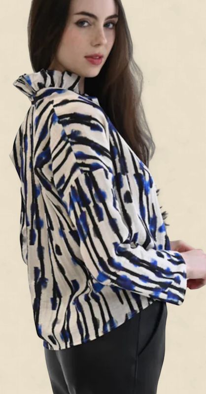 VICKI LONG SLEEVE FIRE STRIPE