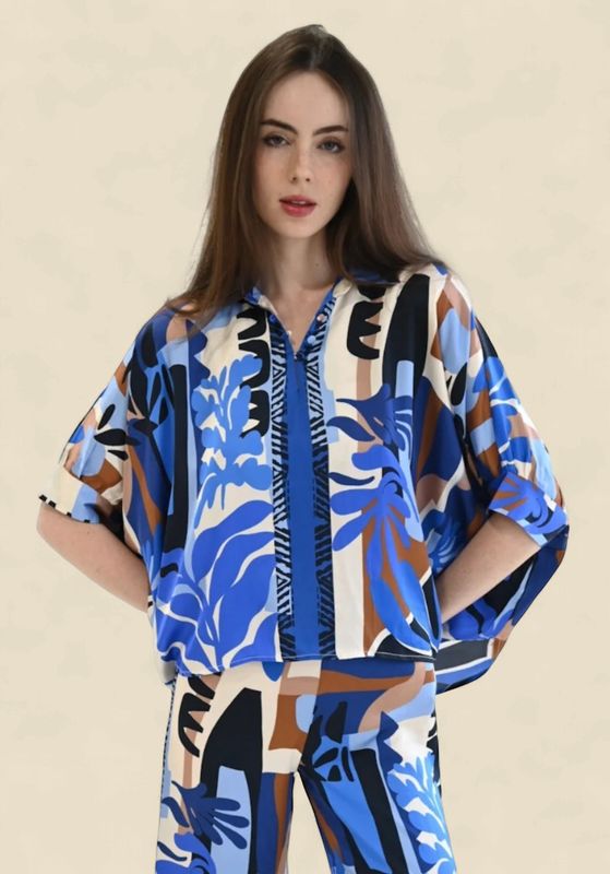 Shreveport Top Scarf Print