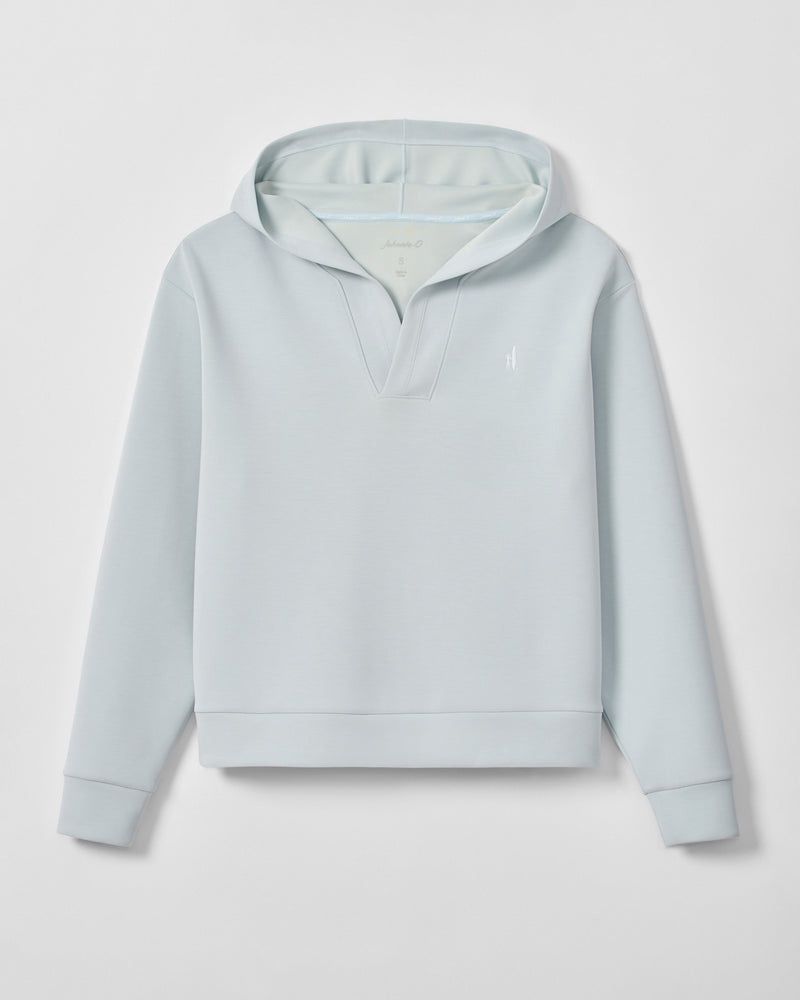 STEF JOHNNY COLLAR LOUNGE HOODIE
