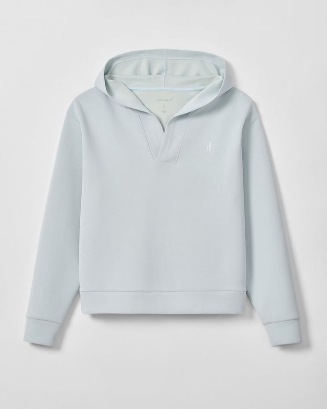 STEF JOHNNY COLLAR LOUNGE HOODIE