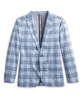 SAMUEL KNIT SPORTCOAT, Color: GULF BLUE, Size: 42_R