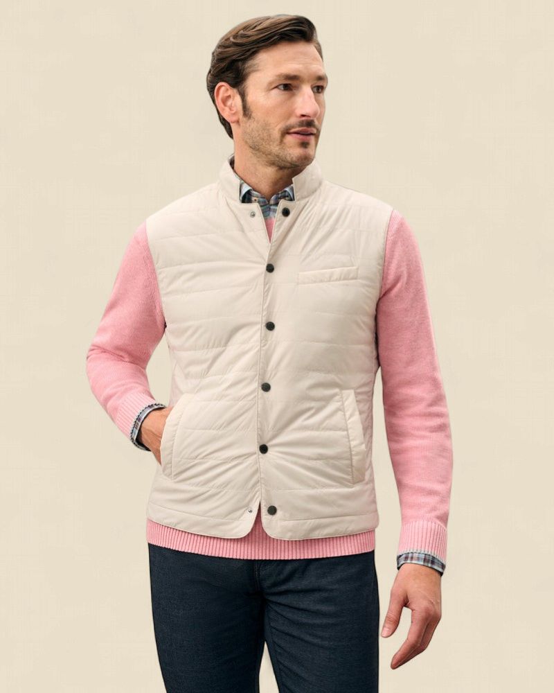 BAUER TOP SHELF QUILTED VEST, Color: Moonstruck, Size: M