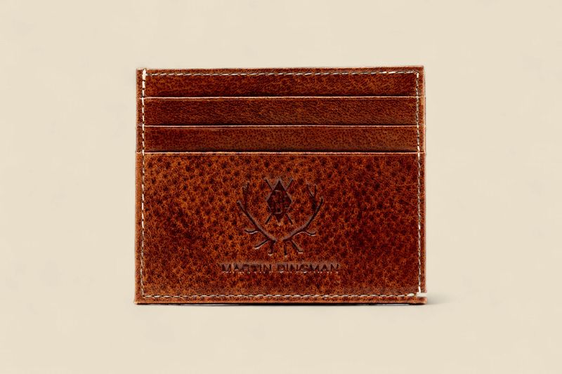 BILL WATER BUFFALO EXECUTIVE ID CARD CASE - BURNT CEDAR