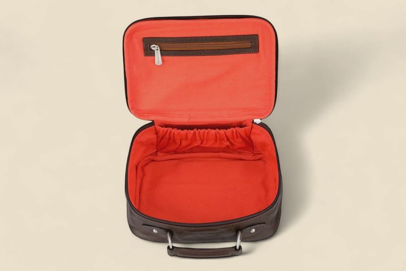 RUDYARD SADDLE LEATHER JOURNEY SHAVE CASE